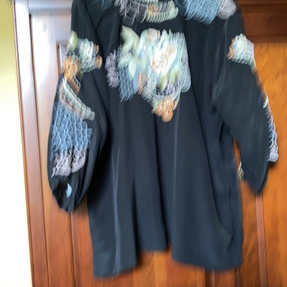 JOHNNY WAS  Black Embroidered Blouse - Picture 8 of 9